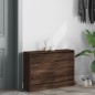 vidaXL Zapatero de madera de ingeniería marrón roble 80x21x57 cm vidaXL Zapatero de madera de ingeniería marrón roble 80x21x57 cm