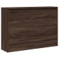 vidaXL Zapatero de madera de ingeniería marrón roble 80x21x57 cm vidaXL Zapatero de madera de ingeniería marrón roble 80x21x57 cm