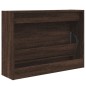 vidaXL Zapatero de madera de ingeniería marrón roble 80x21x57 cm vidaXL Zapatero de madera de ingeniería marrón roble 80x21x57 cm