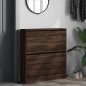 vidaXL Zapatero de madera de ingeniería marrón roble 80x21x87,5 cm vidaXL Zapatero de madera de ingeniería marrón roble 80x21x87,5 cm