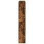 vidaXL Zapatero de madera de ingeniería roble ahumado 80x21x125,5 cm vidaXL Zapatero de madera de ingeniería roble ahumado 80x21x125,5 cm