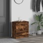 vidaXL Zapatero de madera de ingeniería roble ahumado 60x34x63,5 cm
