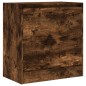 vidaXL Zapatero de madera de ingeniería roble ahumado 60x34x63,5 cm