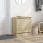 vidaXL Zapatero de madera de ingeniería roble Sonoma 60x34x63,5 cm vidaXL Zapatero de madera de ingeniería roble Sonoma 60x34x63,5 cm