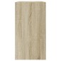 vidaXL Zapatero de madera de ingeniería roble Sonoma 80x34x63 cm vidaXL Zapatero de madera de ingeniería roble Sonoma 80x34x63 cm