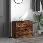 vidaXL Zapatero de madera de ingeniería roble ahumado 80x34x63 cm vidaXL Zapatero de madera de ingeniería roble ahumado 80x34x63 cm