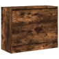 vidaXL Zapatero de madera de ingeniería roble ahumado 80x34x63 cm vidaXL Zapatero de madera de ingeniería roble ahumado 80x34x63 cm