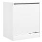 vidaXL Zapatero de madera de ingeniería blanco 60x42x69 cm vidaXL Zapatero de madera de ingeniería blanco 60x42x69 cm
