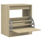vidaXL Zapatero de madera de ingeniería roble Sonoma 60x42x69 cm vidaXL Zapatero de madera de ingeniería roble Sonoma 60x42x69 cm