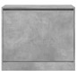 vidaXL Zapatero madera de ingeniería gris hormigón 80x42x69 cm