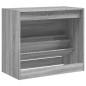vidaXL Zapatero de madera de ingeniería gris Sonoma 80x42x69 cm vidaXL Zapatero de madera de ingeniería gris Sonoma 80x42x69 cm