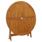 vidaXL Mesa plegable de jardín de madera maciza de acacia 110 cm vidaXL Mesa plegable de jardín de madera maciza de acacia 110 cm