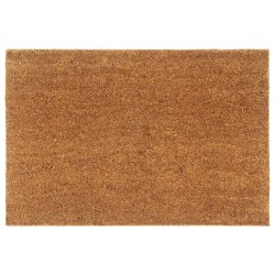 vidaXL Felpudo de fibra de coco natural 60x90 cm