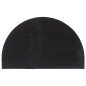 vidaXL Felpudo semicircular de fibra de coco negro 50x80 cm vidaXL Felpudo semicircular de fibra de coco negro 50x80 cm