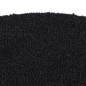 vidaXL Felpudo semicircular de fibra de coco negro 50x80 cm vidaXL Felpudo semicircular de fibra de coco negro 50x80 cm