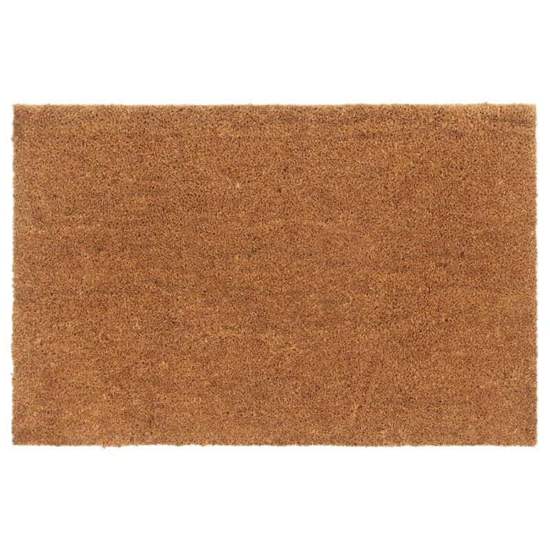 vidaXL Felpudo de fibra de coco natural 65x100 cm vidaXL Felpudo de fibra de coco natural 65x100 cm