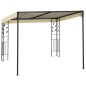 vidaXL Cenador con montaje en la pared crema 3x3x2,5 m