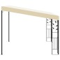 vidaXL Cenador con montaje en la pared crema 3x3x2,5 m