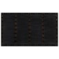 vidaXL Felpudo rectangular de goma y fibra de coco 45x75 cm vidaXL Felpudo rectangular de goma y fibra de coco 45x75 cm