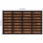 vidaXL Felpudo rectangular de goma y fibra de coco 45x75 cm vidaXL Felpudo rectangular de goma y fibra de coco 45x75 cm