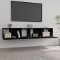 vidaXL Muebles para TV 2 uds madera contrachapada negro 80x30x30 cm vidaXL Muebles para TV 2 uds madera contrachapada negro 80x30x30 cm
