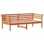 vidaXL Sofá cama de madera maciza de pino marrón cera 90x190 cm vidaXL Sofá cama de madera maciza de pino marrón cera 90x190 cm