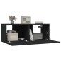 vidaXL Muebles para TV 2 uds madera contrachapada negro 80x30x30 cm vidaXL Muebles para TV 2 uds madera contrachapada negro 80x30x30 cm