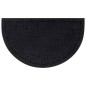 vidaXL Felpudo semicircular de goma y fibra de coco 45x75 cm vidaXL Felpudo semicircular de goma y fibra de coco 45x75 cm