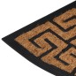 vidaXL Felpudo semicircular de goma y fibra de coco 45x75 cm vidaXL Felpudo semicircular de goma y fibra de coco 45x75 cm