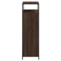 vidaXL Zapatero de madera de ingeniería roble marrón 75x34x112 cm vidaXL Zapatero de madera de ingeniería roble marrón 75x34x112 cm
