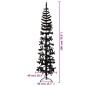 vidaXL Medio árbol de Navidad artificial con soporte negro 180 cm vidaXL Medio árbol de Navidad artificial con soporte negro 180 cm