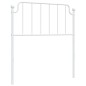 vidaXL Cabecero de metal blanco 90 cm