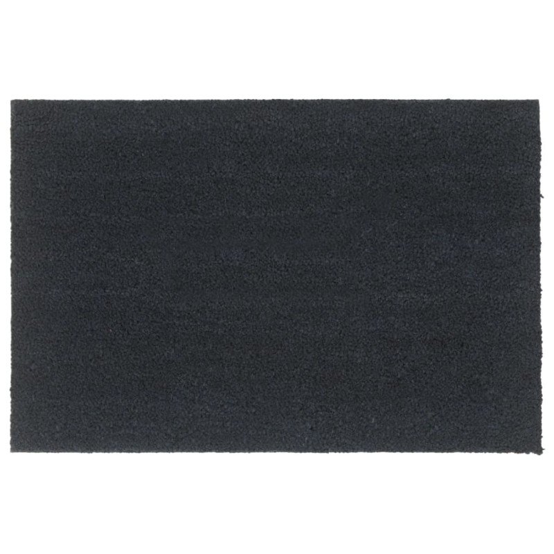 vidaXL Felpudo de fibra de coco gris oscuro 60x90 cm vidaXL Felpudo de fibra de coco gris oscuro 60x90 cm