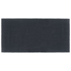 vidaXL Felpudo de fibra de coco gris oscuro 100x200 cm