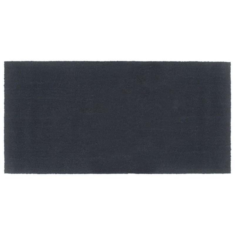 vidaXL Felpudo de fibra de coco gris oscuro 100x200 cm vidaXL Felpudo de fibra de coco gris oscuro 100x200 cm