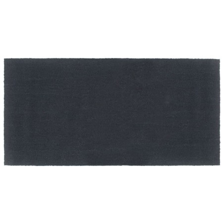 vidaXL Felpudo de fibra de coco gris oscuro 100x200 cm