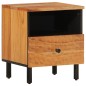 vidaXL Mesitas de noche 2 uds madera maciza de acacia 40x33x46 cm vidaXL Mesitas de noche 2 uds madera maciza de acacia 40x33x46 cm