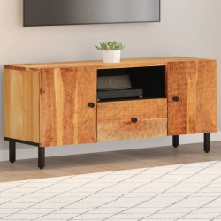 vidaXL Mueble de TV madera maciza de acacia 105x33x46 cm