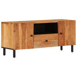vidaXL Mueble de TV madera maciza de acacia 105x33x46 cm