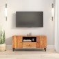 vidaXL Mueble de TV madera maciza de acacia 105x33x46 cm