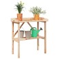 vidaXL Mesa para plantas con estante madera maciza abeto 78x38x82,5 cm vidaXL Mesa para plantas con estante madera maciza abeto 78x38x82,5 cm