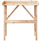 vidaXL Mesa para plantas con estante madera maciza abeto 78x38x82,5 cm vidaXL Mesa para plantas con estante madera maciza abeto 78x38x82,5 cm