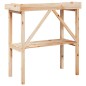 vidaXL Mesa para plantas con estante madera maciza abeto 78x38x82,5 cm vidaXL Mesa para plantas con estante madera maciza abeto 78x38x82,5 cm