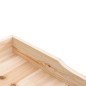 vidaXL Mesa para plantas con estante madera maciza abeto 78x38x82,5 cm vidaXL Mesa para plantas con estante madera maciza abeto 78x38x82,5 cm