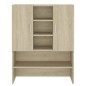 vidaXL Armario lavadora roble Sonoma 70,5x25,5x90 cm vidaXL Armario lavadora roble Sonoma 70,5x25,5x90 cm