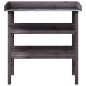 vidaXL Mesa para plantas con estantes madera abeto gris 78x38x82,5 cm vidaXL Mesa para plantas con estantes madera abeto gris 78x38x82,5 cm