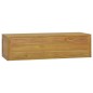 vidaXL Armario de baño de pared madera maciza de teca 110x45x30 cm vidaXL Armario de baño de pared madera maciza de teca 110x45x30 cm