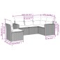 vidaXL Juego de sofás jardín con cojines 5 pzas ratán sintético beige vidaXL Juego de sofás jardín con cojines 5 pzas ratán sintético beige