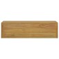 vidaXL Armario de baño de pared madera maciza de teca 110x45x30 cm vidaXL Armario de baño de pared madera maciza de teca 110x45x30 cm