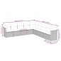 vidaXL Set de sofás de jardín 9 pzas con cojines ratán sintético beige vidaXL Set de sofás de jardín 9 pzas con cojines ratán sintético beige